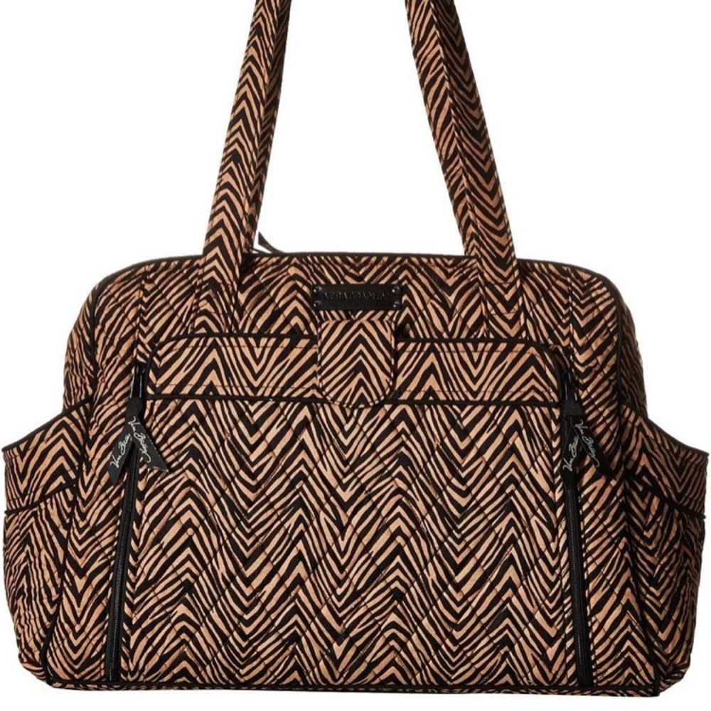 Vera Bradley Stroll Around Zebra Diaper Bag